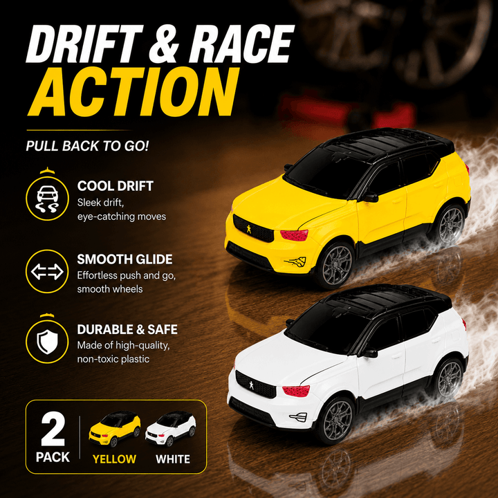 Dual Pull-Back Drift Racer – Funluluu